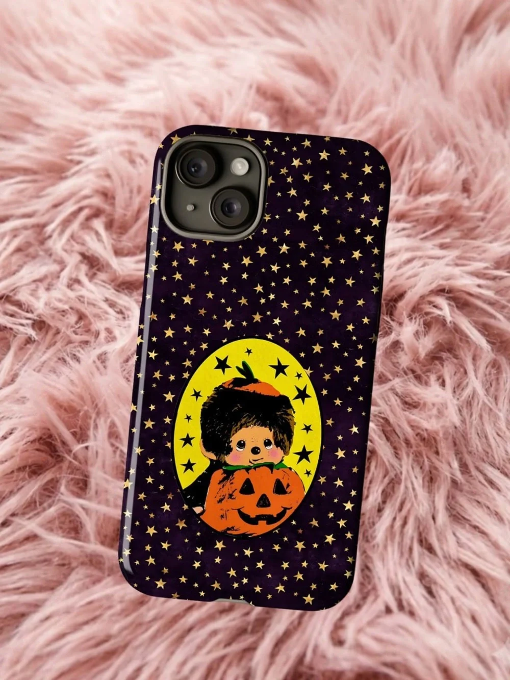 Purple Star Halloween Doll Pumpkin Phone Case